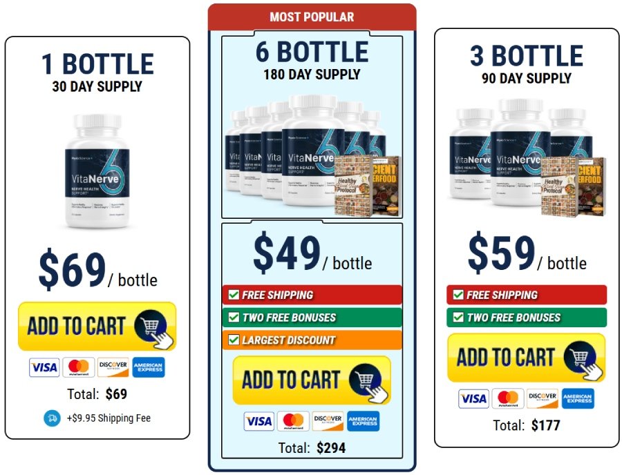 Vitanerve6 Pricing
